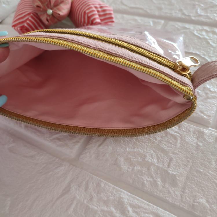 Bolsa plastificada rosa