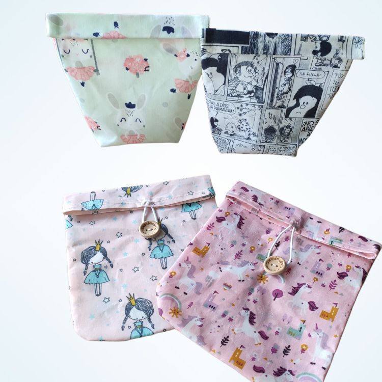 Conjunto de 2 Sacos de lanche - Bee bag