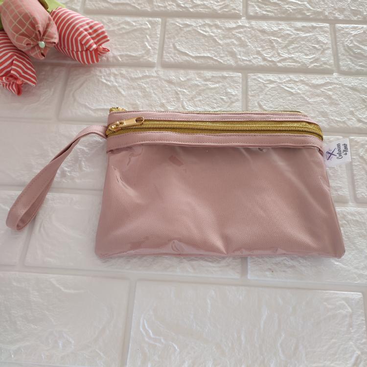 Bolsa plastificada rosa